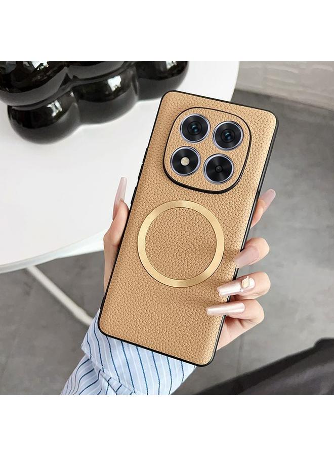 S-TOP Case For Redmi Note 14 Pro 5G CD Magsafe Magnetic Litchi Texture Phone Case - Image 1