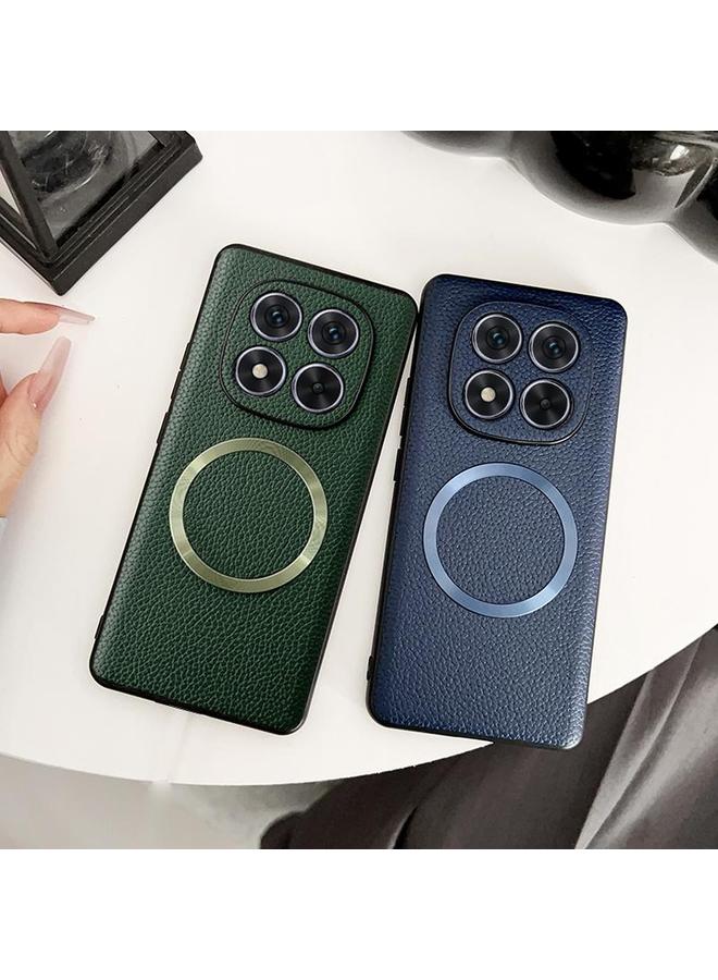 S-TOP Case For Redmi Note 14 Pro 5G CD Magsafe Magnetic Litchi Texture Phone Case - Image 4