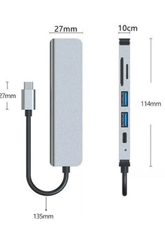 6-In-1 USB-C Hub Type C To 4K HDMI USB3.0 DP Adapter Docking Station Converter - pzsku/ZFDD90592443E4C275ADBZ/45/_/1738249264/c7ad5259-1367-4dd1-8b0b-450e690e4dfc