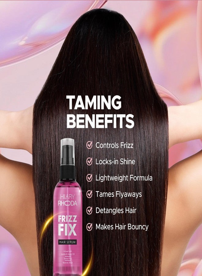 Hilary Rhoda Frizz Fix Hair Serum | Hair Serum for Dry Frizzy Hair | Locks-in Shine & Detangles Hair | Infused with Jojoba Oil & Argan Oil | 80ml - Image 5