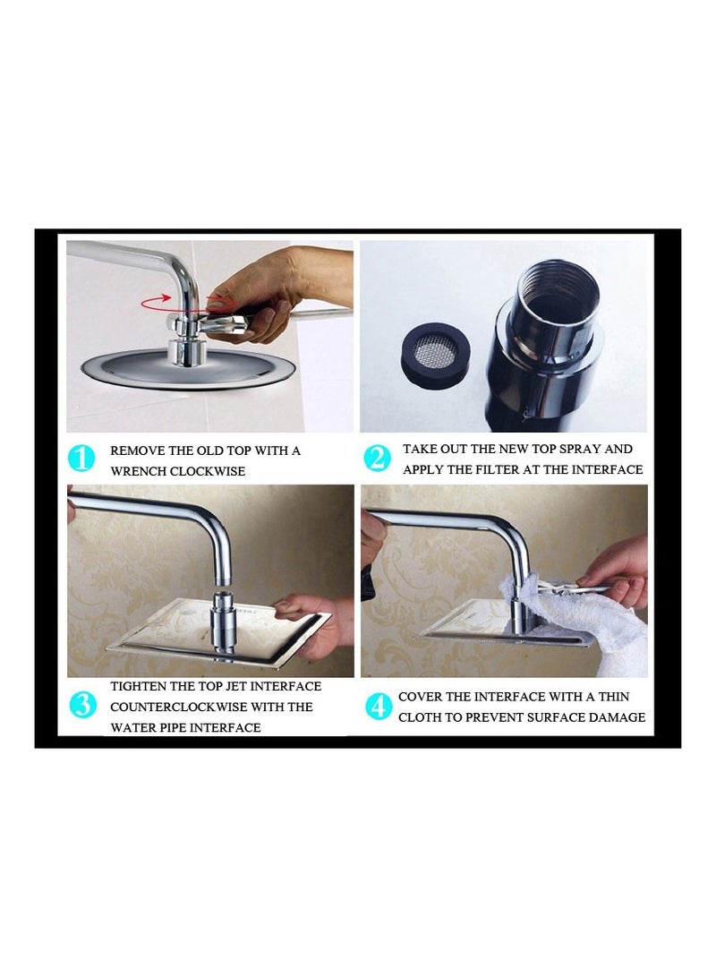 100% Professional choice Bathroom shower pan, 25 cm square, 1 mm thickness, 205 - Image 5