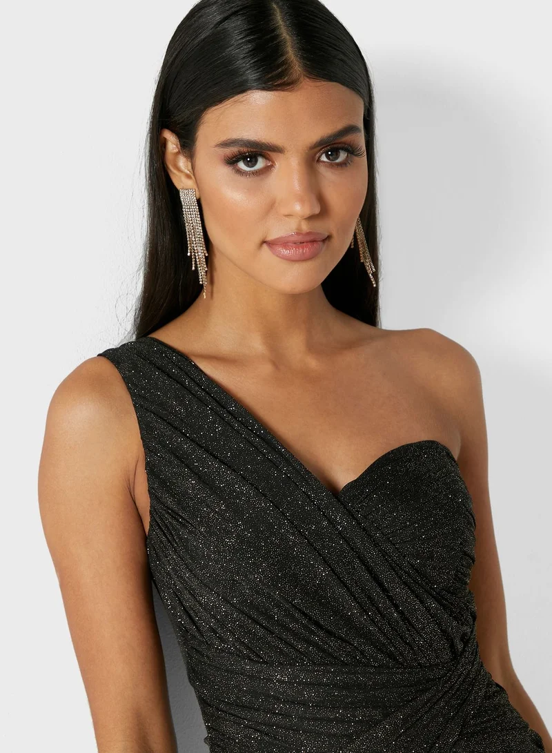 LIPSY One Shoulder Wrap Dress