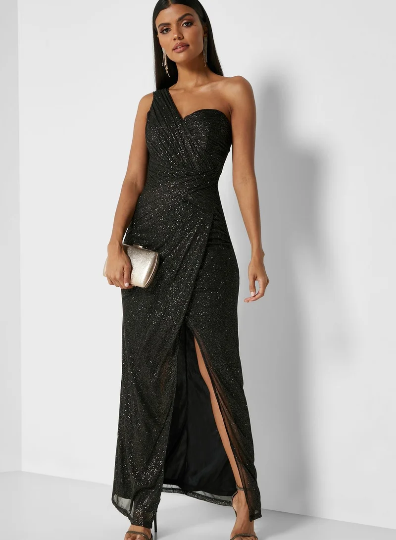 LIPSY One Shoulder Wrap Dress