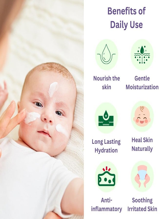 Mamansh Natural Baby Lotion | Nourishes & Moisturizes with Shea Butter, Oat Protein & Vitamin E | For Soft, Glowing Skin | 0–5 Years | 200 ml - Image 2