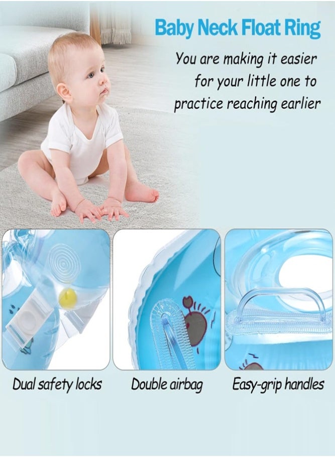 BELLSBERRY Baby Inflatable Swimming Pool Float Ring with Air Pump - Safe Swim Tube for Pool & Beach - Image 4