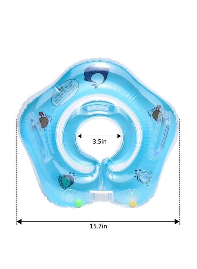 BELLSBERRY Baby Inflatable Swimming Pool Float Ring with Air Pump - Safe Swim Tube for Pool & Beach - Image 2