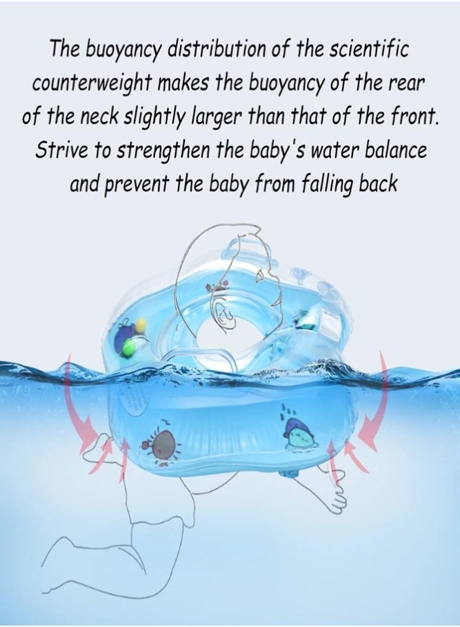 BELLSBERRY Baby Inflatable Swimming Pool Float Ring with Air Pump - Safe Swim Tube for Pool & Beach - Image 5