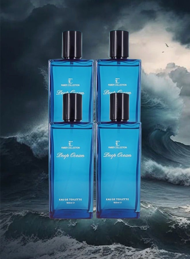 فانسي كوليكشون 4 قطع عطر ديب أوشن فانسي 100 مل - Image 1