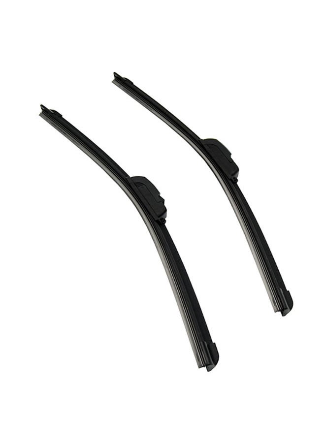 EMTC EMTC Pack of 2 | 26" Inch | EM-905 Premium Flat Wiper Blade Universal Used for more than 98% of Cars  - Image 1