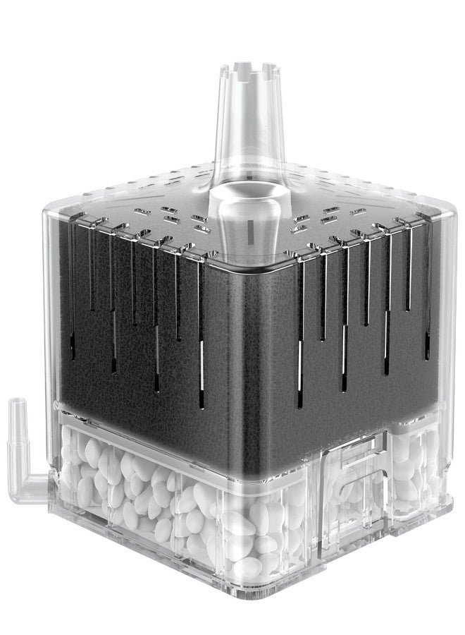 Pawfly Aquarium Sponge Filter for Fish Tanks up to 5-20 Gallons, Small Fish Tank Filter, Sponge Filter with Foam and Air Stone (Air Pump Not Included) - Image 1