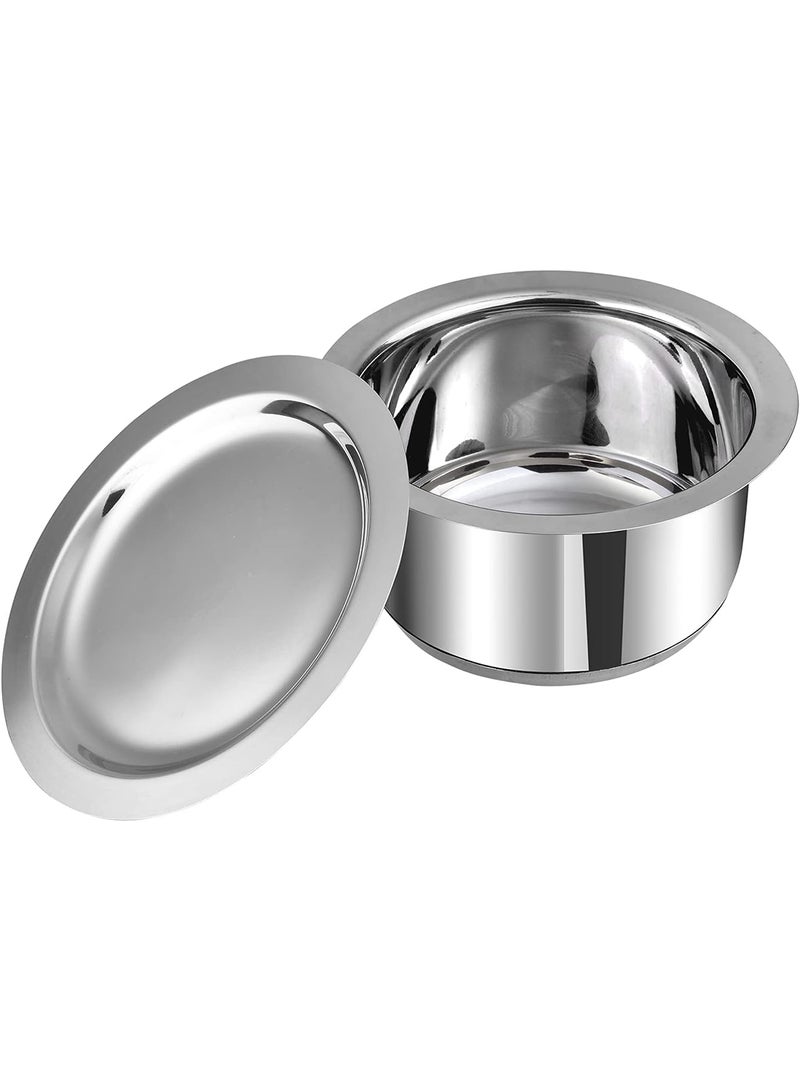 VINOD Stainless Steel Tope Set with Lid, 3 Pcs | 1.4, 1.8 & 2.2 Litres | Even Heat | Heavy Sandwich Bottom | Induction Compatible - Image 5