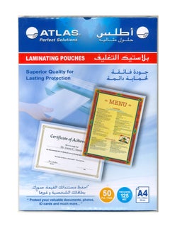 ATLAS 50-Piece A4 Size Lamination Pouch 