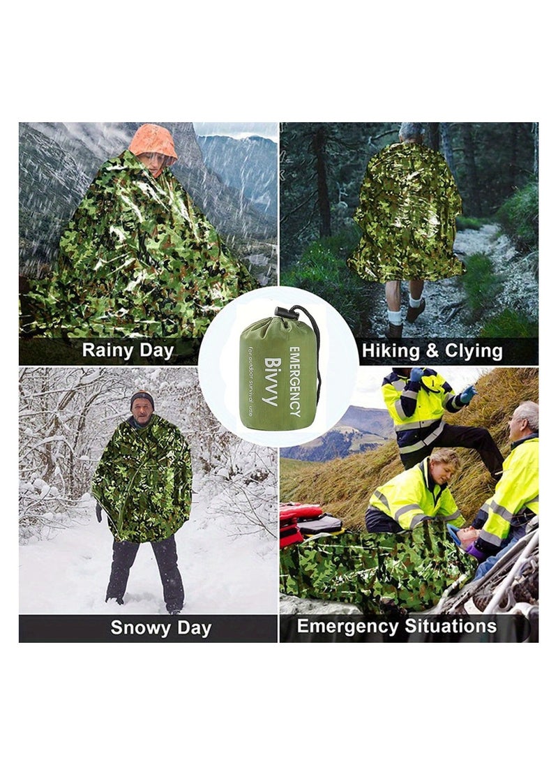 Emergency Sleeping Bag, Lightweight Survival Sleeping Bags Waterproof Thermal Emergency Blanket, Bivy Sack Survival Gear for Outdoor Adventure, Camping, Hiking - pzsku/ZFDD999C7E44E62D0FC23Z/45/_/1715931491/cb3a0fba-5241-47d4-b007-af2720595d26