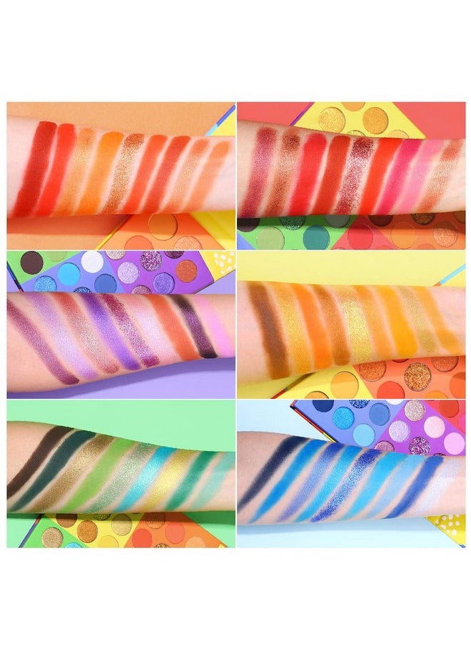 Ucanbe - UCANBE 54 Colors Splashy Candies Eyeshadow Palette, Highly Pigmented Matte Shimmer Soft Creamy Glitter Rainbow Bright Powder Eye Shadow Blendable Waterproof Long Lasting Makeup Pallet… - Image 1