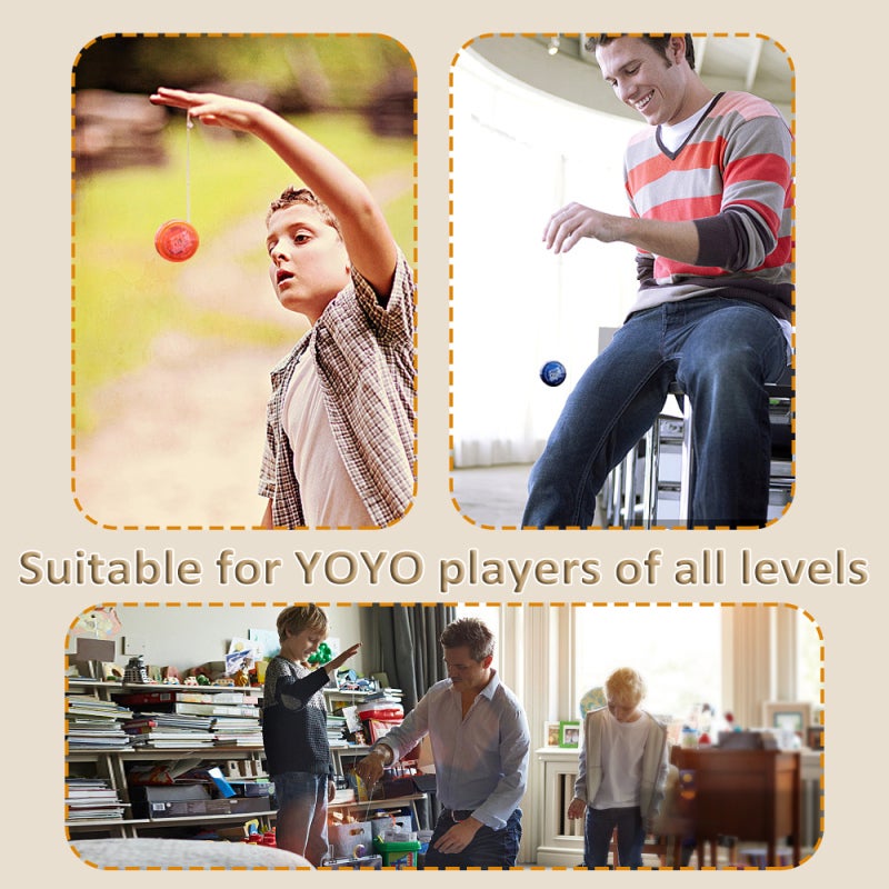 Unresponsive Magic Yoyo: Transparent Black, Premium Durable Material, 8-Ball KK Bearing for Smooth Spins - Advanced Trick-Performing Crystal Yoyo for Kids, Adults and Yoyo Enthusiasts - Image 4