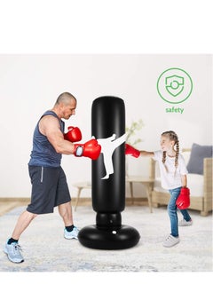 SYOSI Punching Bag for Kids, 63 Inch Freestanding Boxing Inflatable Punching Bag for Kids, Bounce Back for Practicing Karate, Taekwondo, MMA, Fitness Freestanding Boxing Bag (Air Pump Included)  - Image 3