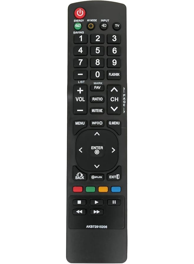 ELTRAZONE New AKB72915206 Remote Control fit for LG Plasma LED TV 50PK550 60PK550 50PK540 60PK540 50PK250 60PK250 60PK200 50PJ250 60PJ250 42PJ350 50PJ350 42PJ340 50PJ340 42PJ550 50PJ550 50PK340 50PK350 60PK280 - Image 1