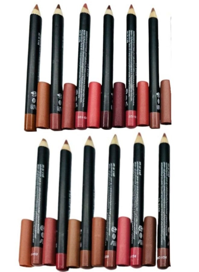 MagicHuda Magic Huda Combo Bold Matt Crème Long Lasting Crayon LipsticK For Girls,Multicolor Crème Finish Pack of 12 - Image 4