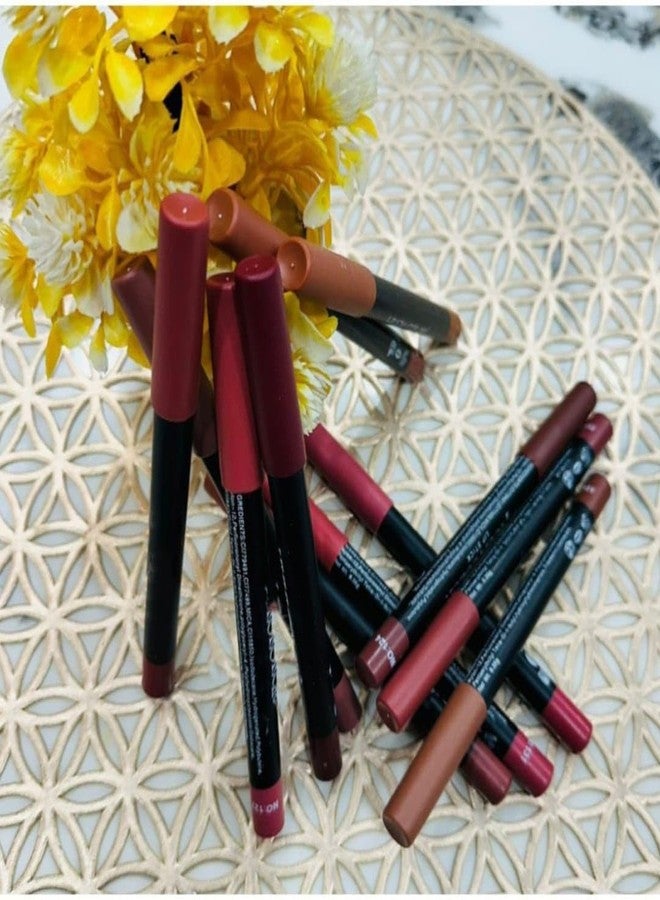 MagicHuda Magic Huda Combo Bold Matt Crème Long Lasting Crayon LipsticK For Girls,Multicolor Crème Finish Pack of 12 - Image 5