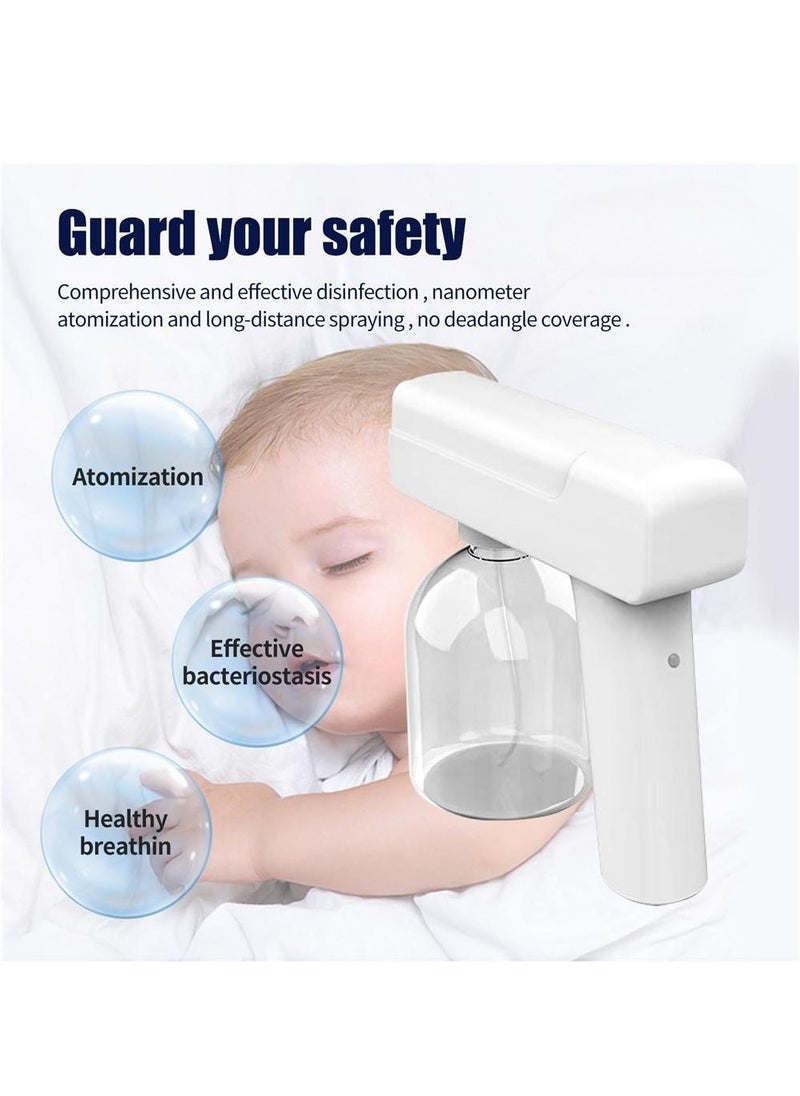 SYOSI - Sprayer Fogger Machine Portable Handheld Electrostatic ULV Sprayer Adjustable Spray Volume Fog Tool  Wireless Nano Sprayer Rechargeable Sprayer with Blue Light for Touchless Sanitization - Image 1