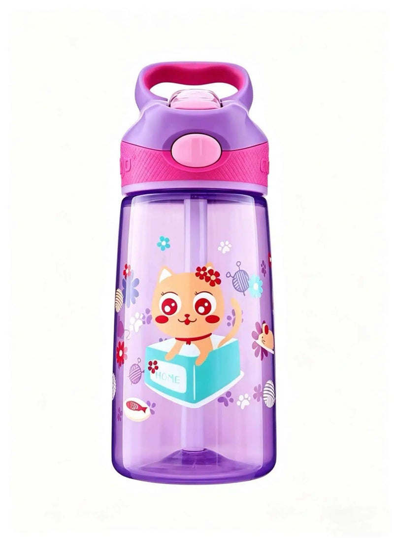 Contigo Kids 450ml Spill-Proof Water Bottle - Leak-Proof, BPA-Free, Easy-Grip, Perfect for School & Travel - Image 1
