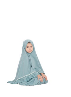 Elanesa  Ruffle Prayer Sets For Kids Dark Turquoise  - Image 4