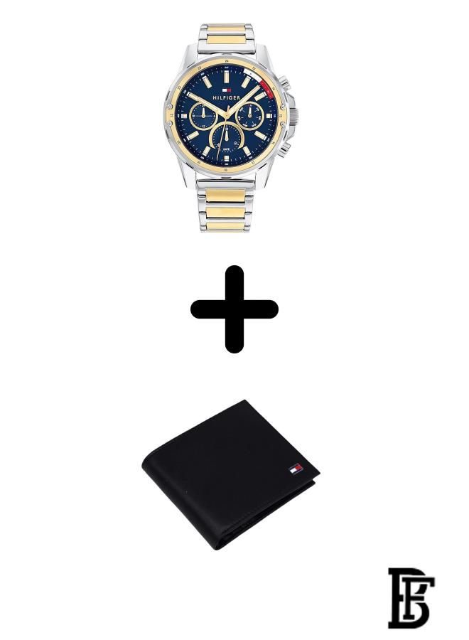 TOMMY HILFIGER Tommy Hilfiger Chronograph Watch 1791937 + Tommy Wallet  - Image 1