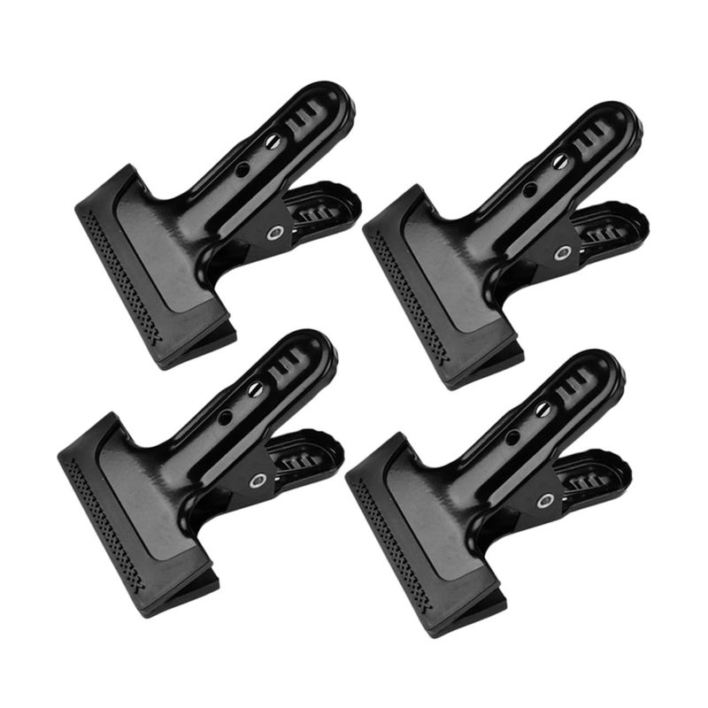 Heavy Duty Steel Backdrop Clips 4pcs For Professional Photography Background Fixing - Image 2