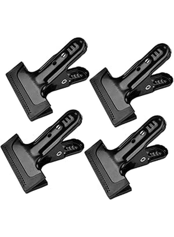 Heavy Duty Steel Backdrop Clips 4pcs For Professional Photography Background Fixing - Image 1