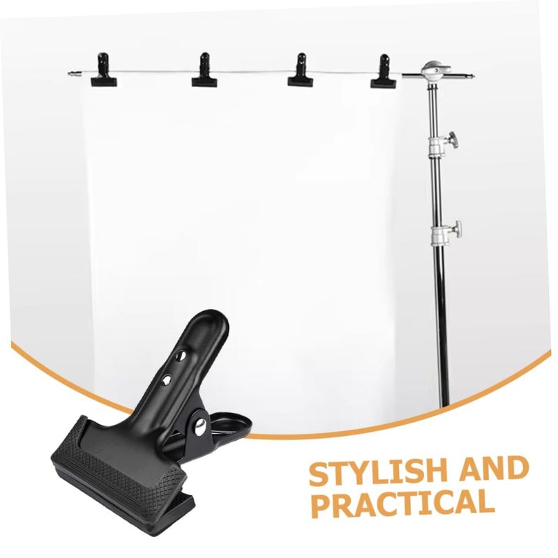 Heavy Duty Steel Backdrop Clips 4pcs For Professional Photography Background Fixing - Image 5