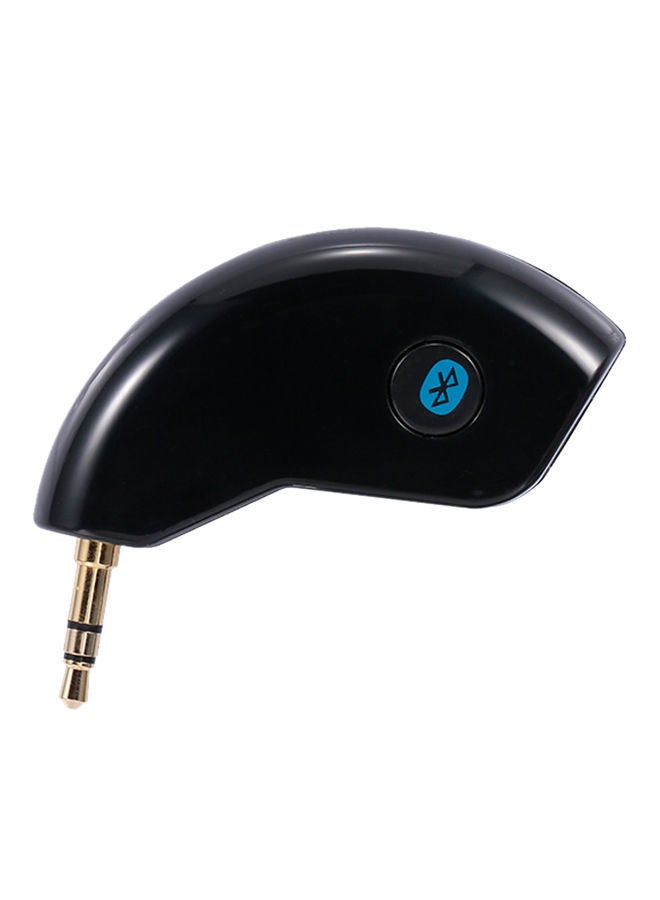 NIBEMINENT 3.5mm AUX Wireless tooth Audio Receiver Stereo Music Jack Car Adapter & Mic 16.00 x 4.50 11.70centimeter Black - Image 3