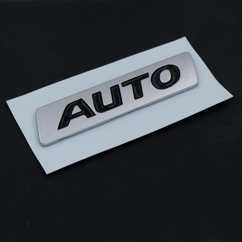 Asraw Chrome Finish Auto Car Badge 3D Sticker Emblem Monogram - Automatic Smart Auto Emblem for Car (Auto) - Image 4