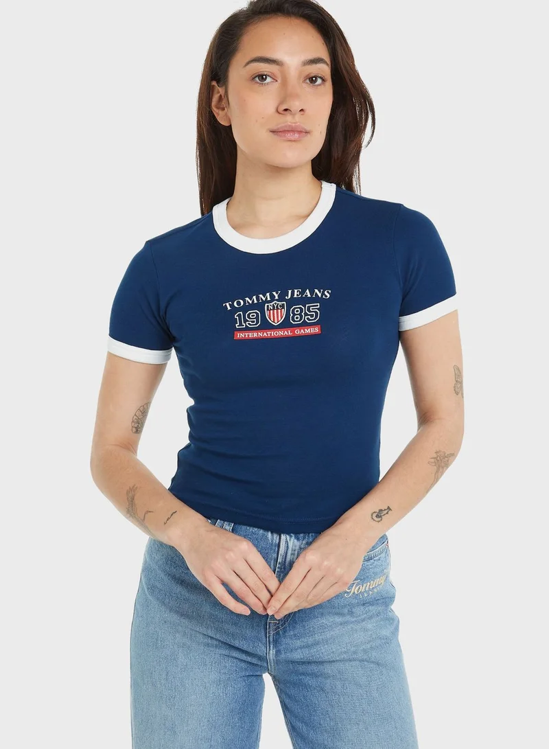 TOMMY JEANS Crew Neck T-Shirt