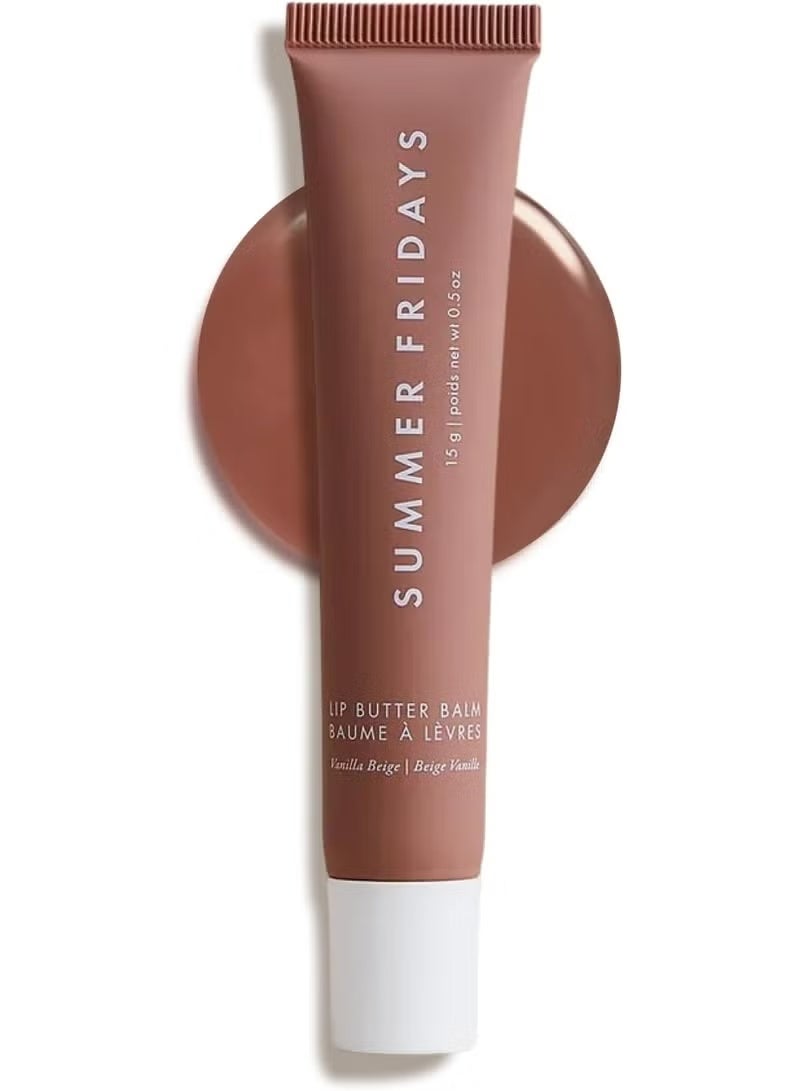 Summer Fridays Lip Butter Balm for Hydration & Shine vanilla beige - Image 1