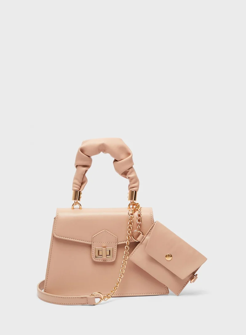 shoexpress Top Handle Crossbody With Small Coin Purse