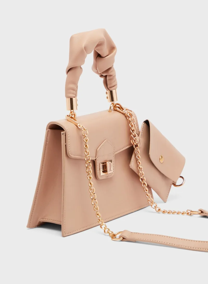 shoexpress Top Handle Crossbody With Small Coin Purse