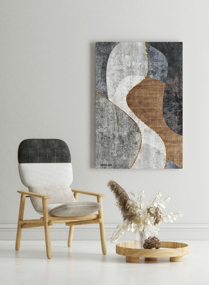 مودكلاس لوحة جدارية كانفس بتصميم تجريدي - Image 1