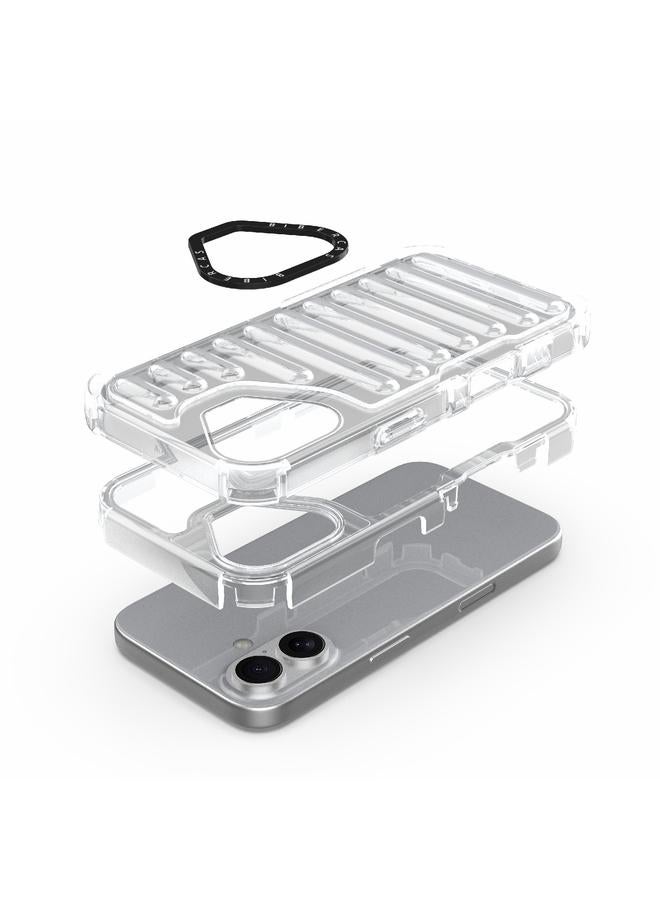 اس-توب جراب لهاتف iPhone 16، جراب هاتف هجين من البولي يوريثان الحراري عالي الشفافية مع وسادة هوائية من البولي كربونات - Image 5