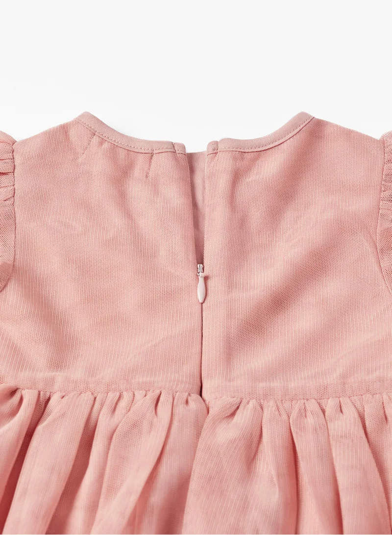 Zippy Zippy Tulle Dress With Sequins For Baby Girls