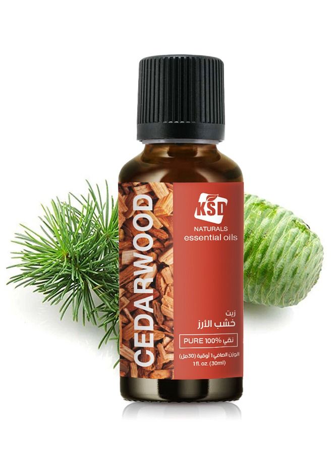 كي إس دي زيت خشب الأرز العطري 30مل  - Image 1