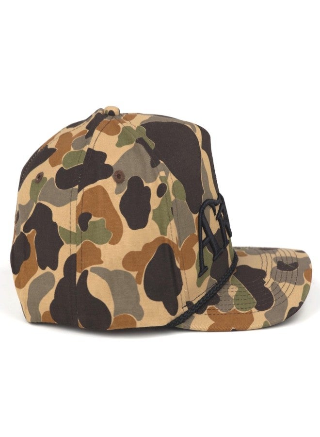 ARIAT Men's Camo 3D Embroidered Logo Rope Accent Cap - Image 4