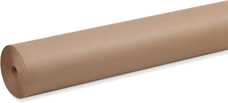 Pacon 5850 Kraft Wrapping Paper, 48" x 200 ft, Natural - Image 1