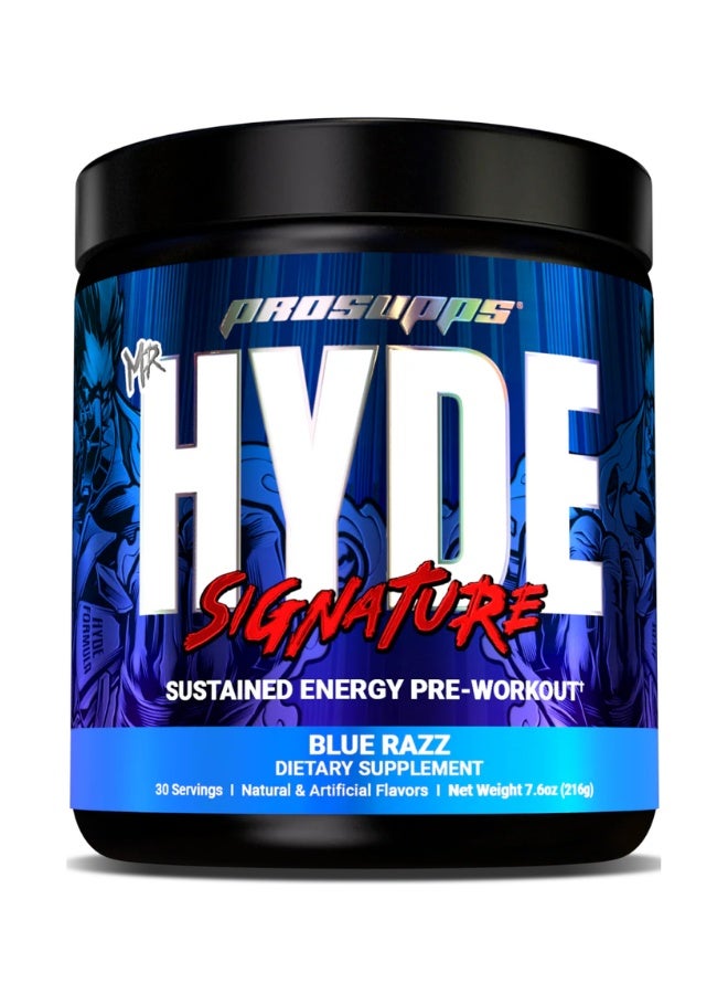 PS Hyde Signature Pre-Workout 30 Serving Blue Razz