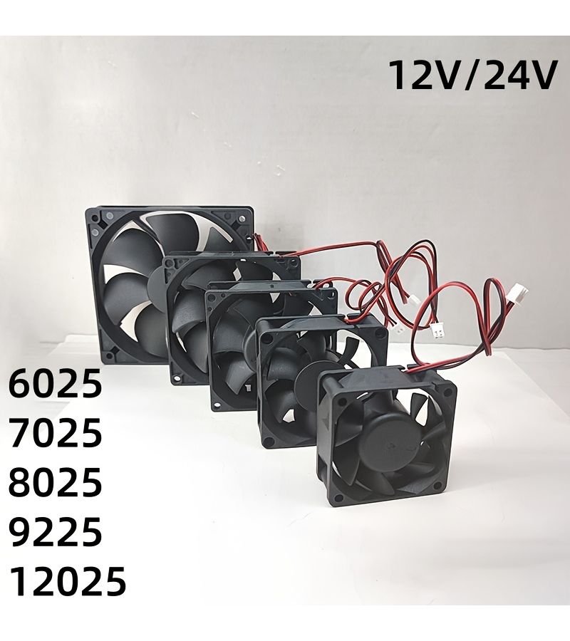 5 فولت 12 فولت 24 فولت مروحة تبريد حاسوب مقاس 90x25 مم 2.36 بوصة 3.15 بوصة 3.54 بوصة 4.72 بوصة مروحة عالية التدفق الهوائي هادئة وعاكسة - Image 1
