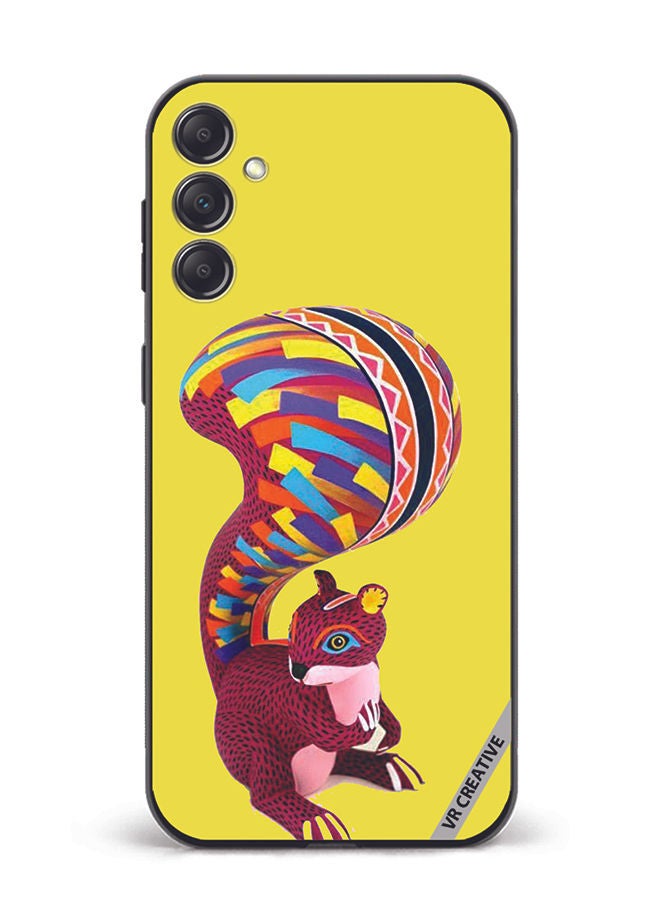 VR CREATIVE Protective Case Cover For Samsung Galaxy M14 Squirrel Design Multicolour - Image 1