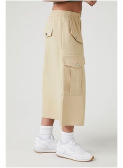 FOREVER 21 Zip-Front Cargo Midi Skirt  - Image 3