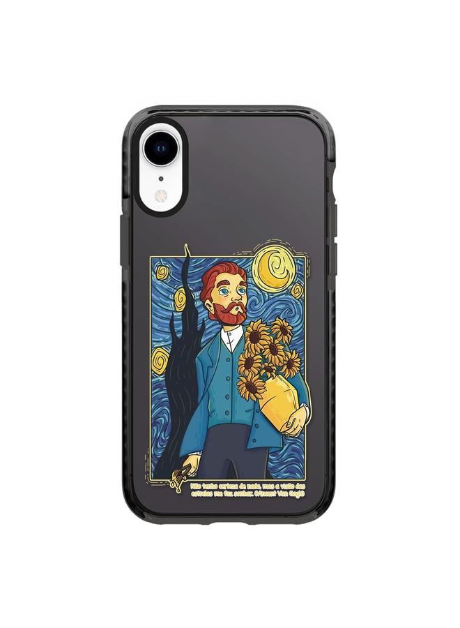 S-TOP Case For iPhone XR Simple Illustration Pattern Full Coverage Phone Case - Image 1