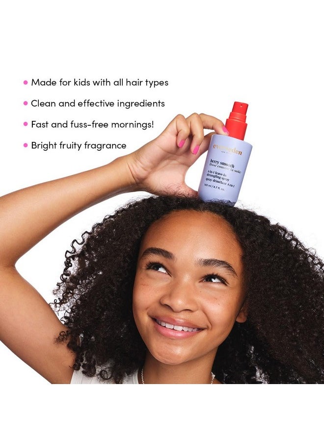 Evereden Evereden Kids Detangler Spray: 4-in-1 Leave-In Hair Spray | Detangle, Moisturize, Strengthen, & Protect | Easily Tackle Even the Toughest Knots | Clean & Vegan All types of Hair Product for Kids  - Image 3