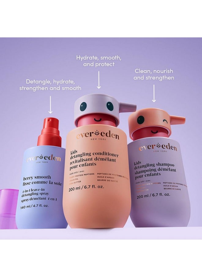 Evereden Evereden Kids Detangler Spray: 4-in-1 Leave-In Hair Spray | Detangle, Moisturize, Strengthen, & Protect | Easily Tackle Even the Toughest Knots | Clean & Vegan All types of Hair Product for Kids  - Image 5