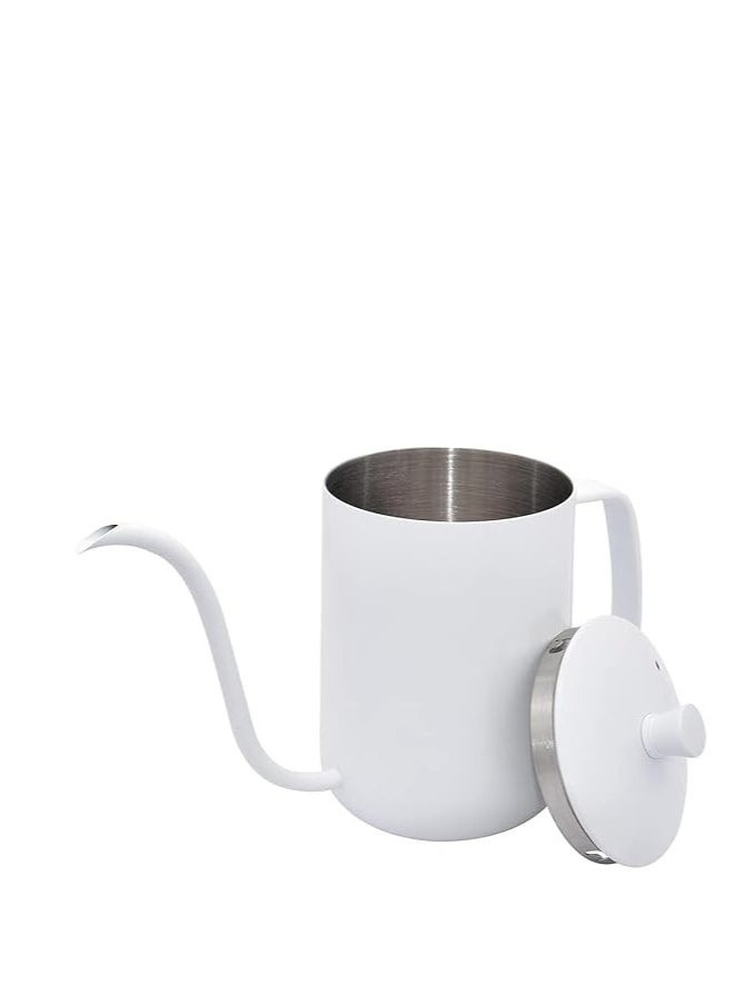 Generic Milk Frothing Pitcher Suitable for Decorating Latte Espresso (White 600ml)  - Image 3